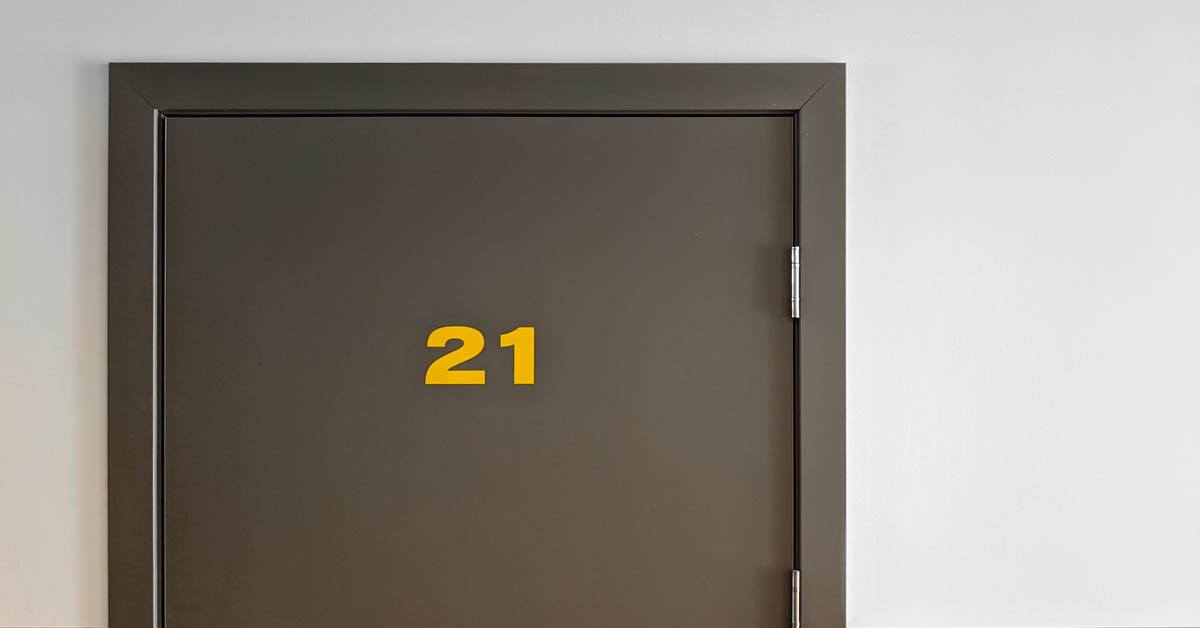 Αυτοκόλλητα Γράμματα για Πόρτες